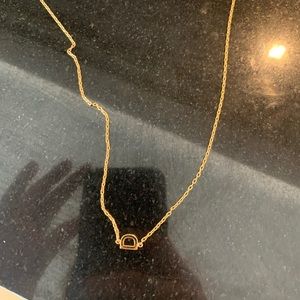 J. Crew Petite Initial Pendant Necklace - D